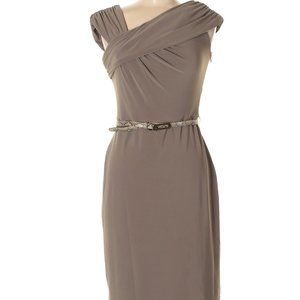 Joseph Ribkoff Mushroom color dress, size 8 US